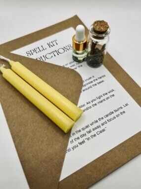 Mini Intention Spell Kit: Surgical Focus Ritual with Instructions